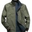 Mens Bomber Jacket Front View – Lymio J-04-06